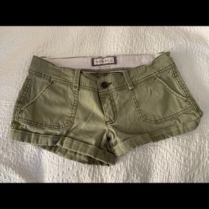 Abercrombie Army Green Shorts